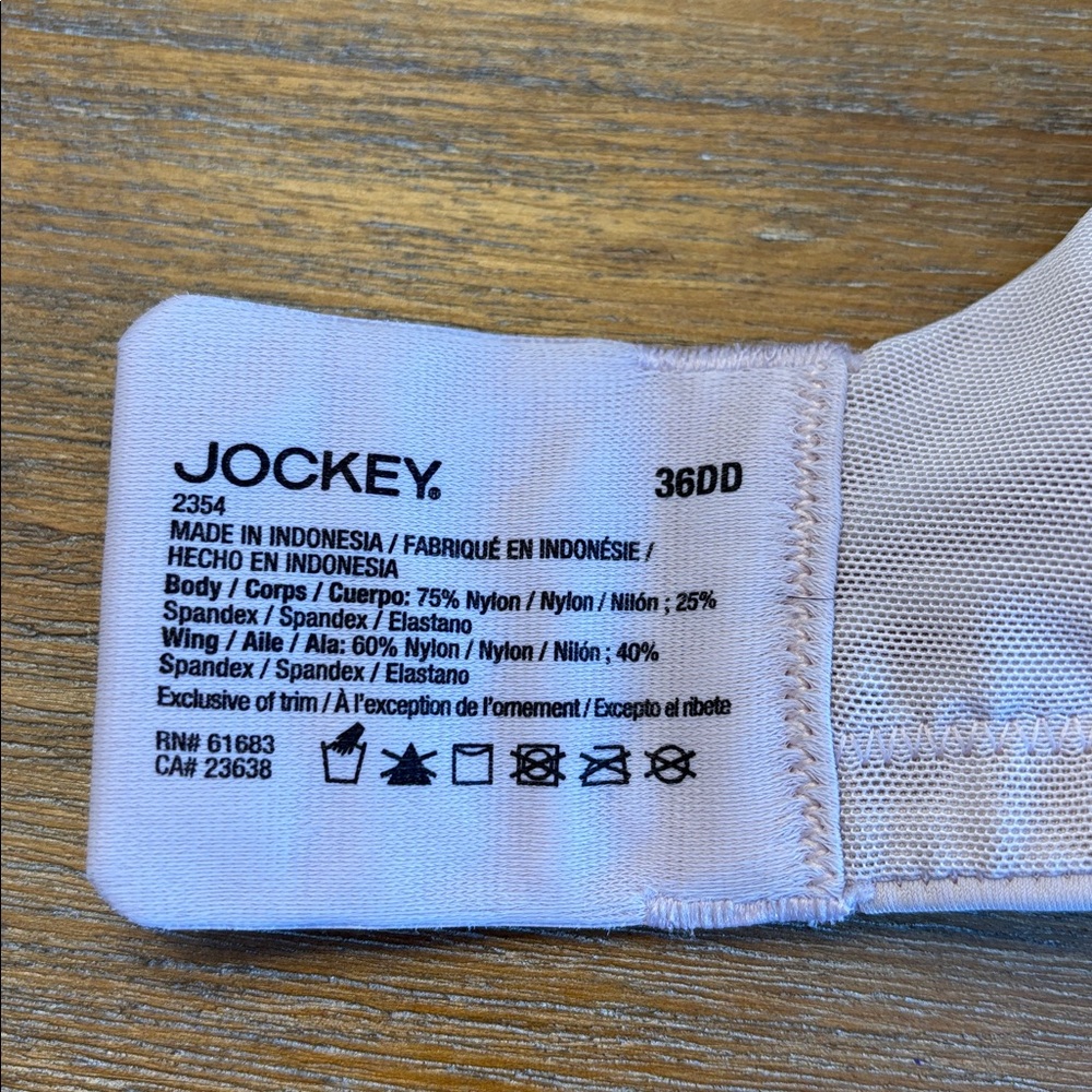 Jockey Smooth & Sleek Full Coverage Wire-free T-Shirt Bra in Pink Haze, 36DD - Picture 7 of 7